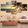 Beach coconut 10 - Nature Canvas 5 Panel Canvas Art Wall Decor