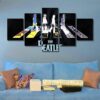 Beatles - Music 5 Panel Canvas Art Wall Decor