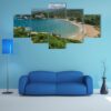 Beautiful Beach In Colombia - Nature 5 Panel Canvas Art Wall Decor