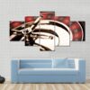 Beautiful Casino Game - Gaming 5 Panel Canvas Art Wall Decor