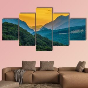 Beautiful Landscape Of Montenegro - Nature 5 Panel Canvas Art Wall Decor