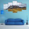 Beautiful Rocks And Mountain - Nature 5 Panel Canvas Art Wall Decor
