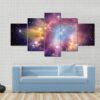 Beautiful Supernova Explosion 1 - Space 5 Panel Canvas Art Wall Decor