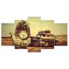 Beautiful old car - Automative 5 Panel Canvas Art Wall Decor