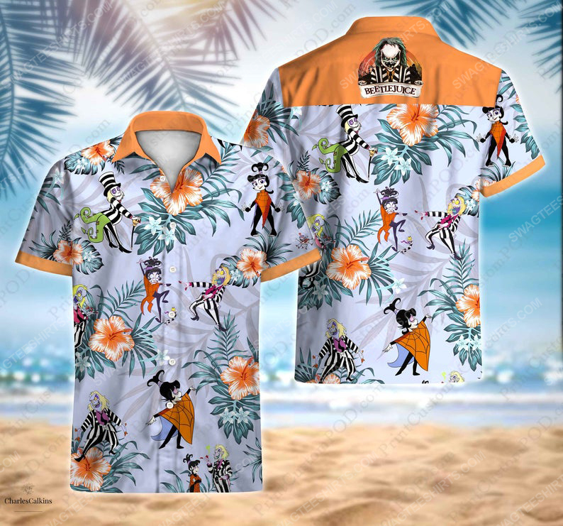 Beetlejuice Lydia Adventure Cartoon Movie Summer Vacation Hawaiian Shirt Beetlejuice Lydia Adventure Cartoon Movie Summer Vacation Hawaiian Shirt