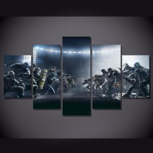 Before The Battle Tom Clancy’s Rainbow Six Siege Gaming - 5 Panel Canvas Art Wall Decor
