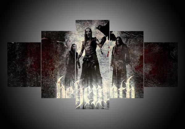Behemoth #2 - Abstract 5 Panel Canvas Art Wall Decor Behemoth #2 - Abstract 5 Panel Canvas Art Wall Decor