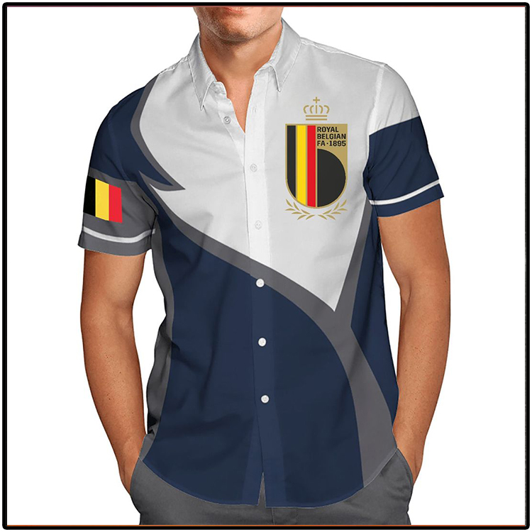 Belgium Football Hawaiian Shirt Belgium Football Hawaiian Shirt