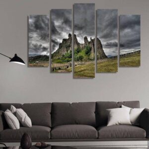 Belogradchik Cliffs Bulgaria - Nature 5 Panel Canvas Art Wall Decor