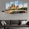 Berlin Cathedral - Nature 5 Panel Canvas Art Wall Decor