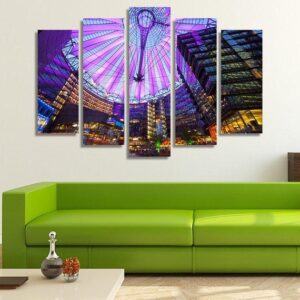 Berlin - Nature 5 Panel Canvas Art Wall Decor