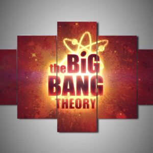 Big Bang Theories 3 - Movie 5 Panel Canvas Art Wall Decor