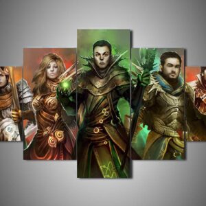 Big Bang Theories - Movie 5 Panel Canvas Art Wall Decor