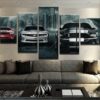 Big Toys For The Big Boys - Automative 5 Panel Canvas Art Wall Decor