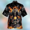 Biker Skull Hawaiian Shirt