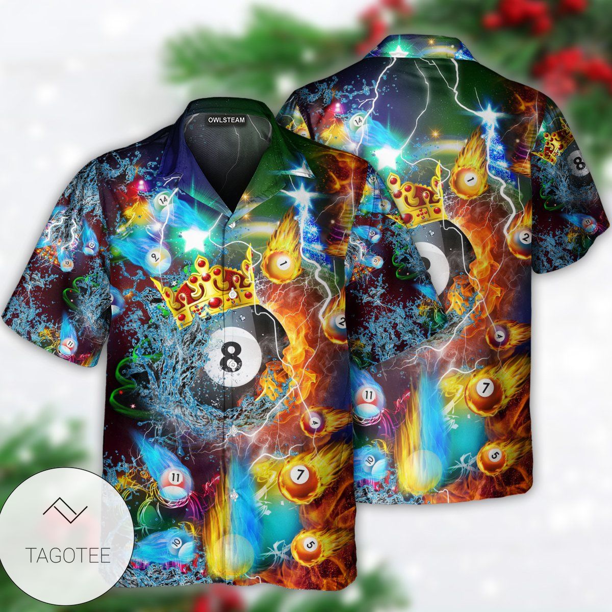 Billiard Firer Merry Christmas Hawaiian Shirt Tagotee Billiard Firer Merry Christmas Hawaiian Shirt Tagotee