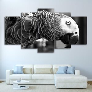 Bird 16 - Animal 5 Panel Canvas Art Wall Decor