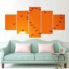 Bird 25 - Animal 5 Panel Canvas Art Wall Decor