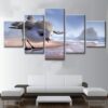 Bird 26 - Animal 5 Panel Canvas Art Wall Decor
