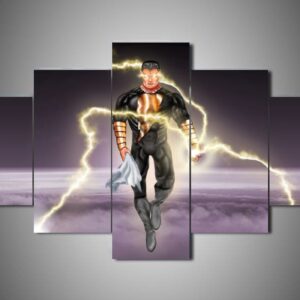 Black Adam 2 - Dc 5 Panel Canvas Art Wall Decor