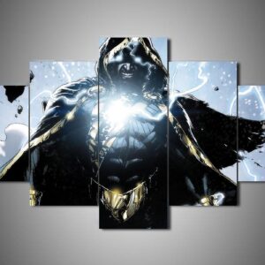 Black Adam 4 - Dc 5 Panel Canvas Art Wall Decor