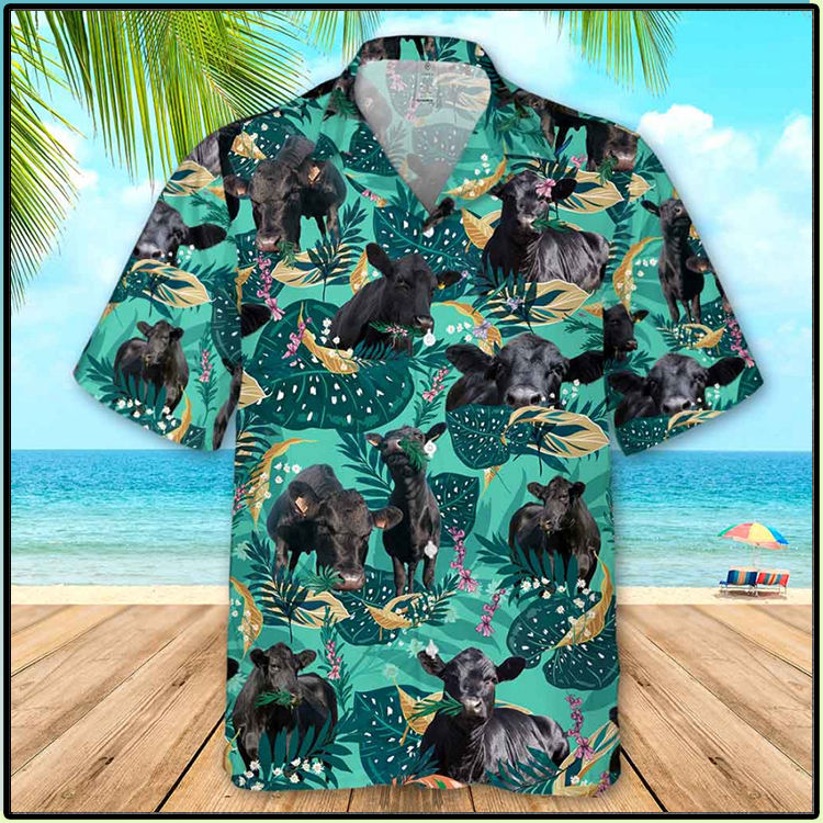 Black Angus Cattle Rosemary Hawaiian Shirt Black Angus Cattle Rosemary Hawaiian Shirt