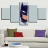 Black Mask - Gaming 5 Panel Canvas Art Wall Decor