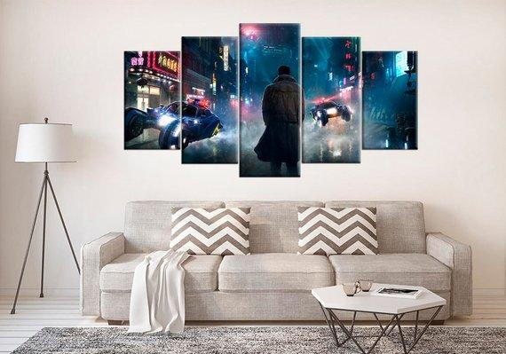 Blade Runner 2049 - Movie 5 Panel Canvas Art Wall Decor Blade Runner 2049 - Movie 5 Panel Canvas Art Wall Decor