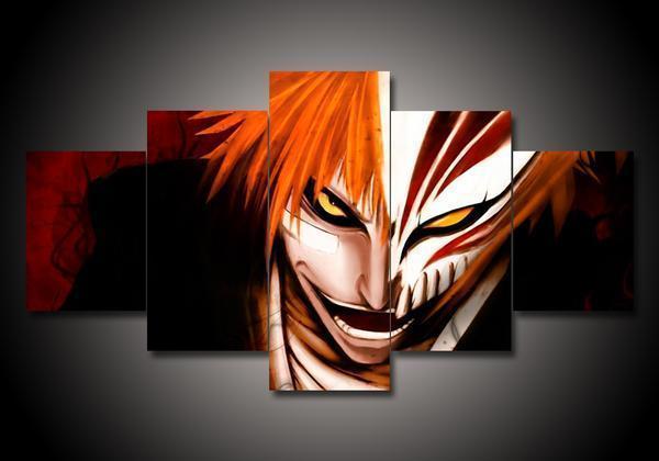 Bleach 4 - Anime 5 Panel Canvas Art Wall Decor Bleach 4 - Anime 5 Panel Canvas Art Wall Decor