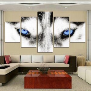 Blue Eyes Wolf