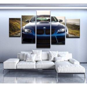 Bmw E92 M3 - Automative 5 Panel Canvas Art Wall Decor