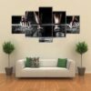 Bodybuilder Man Motivational - Sport 5 Panel Canvas Art Wall Decor