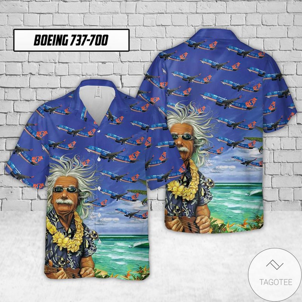Boeing 737-700 Sun Country Airlines Hawaiian Shirt Boeing 737-700 Sun Country Airlines Hawaiian Shirt