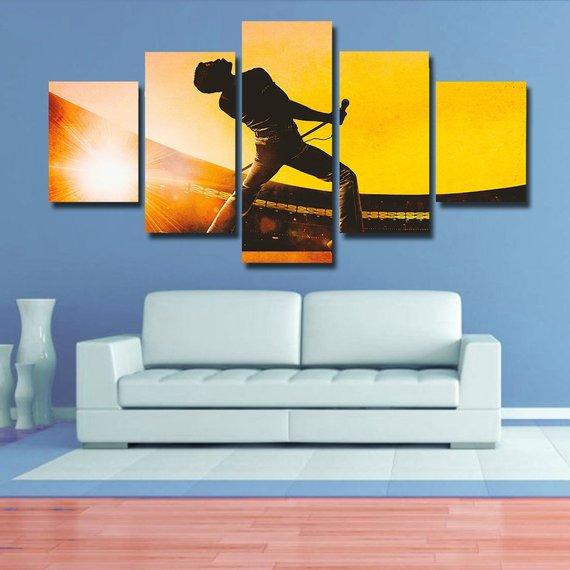 Bohemian Rhapsody - Movie 5 Panel Canvas Art Wall Decor Bohemian Rhapsody - Movie 5 Panel Canvas Art Wall Decor