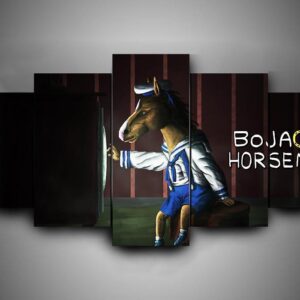 Bojack Horseman 3 - Movie 5 Panel Canvas Art Wall Decor