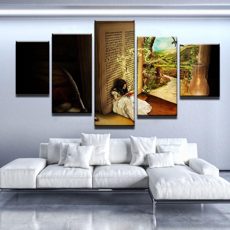 Book Of Secrets - Movie 5 Panel Canvas Art Wall Decor Book Of Secrets - Movie 5 Panel Canvas Art Wall Decor