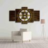 Boston Bruins Exclusive - Sport 5 Panel Canvas Art Wall Decor