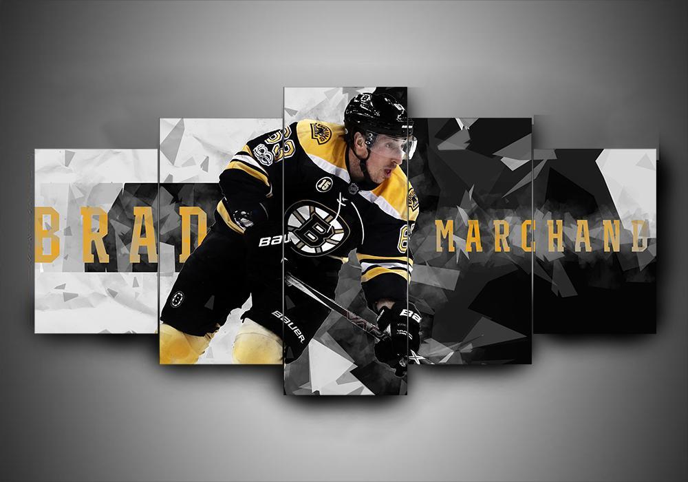 Boston Bruins - Brad Marchand - Sport 5 Panel Canvas Art Wall Decor Boston Bruins - Brad Marchand - Sport 5 Panel Canvas Art Wall Decor
