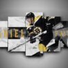 Boston Bruins - Daniel Paille - Sport 5 Panel Canvas Art Wall Decor