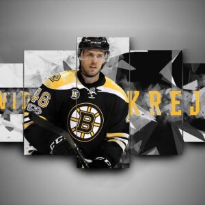 Boston Bruins - David Krejci - Sport 5 Panel Canvas Art Wall Decor