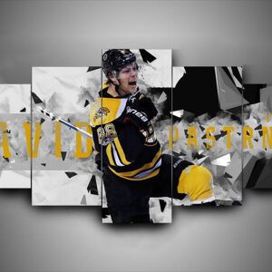 Boston Bruins - David Pastrnak - Sport 5 Panel Canvas Art Wall Decor