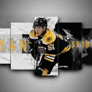 Boston Bruins - Ryan Spoone - Sport 5 Panel Canvas Art Wall Decor
