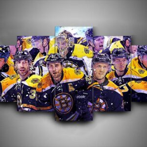 Boston Bruins - Team 1 - Sport 5 Panel Canvas Art Wall Decor