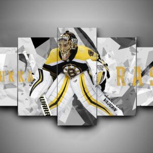 Boston Bruins - Tuukka Rask - Sport 5 Panel Canvas Art Wall Decor