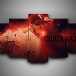 Boston Red Sox 10 - Sport 5 Panel Canvas Art Wall Decor