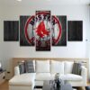 Boston Red Sox 4 - Sport 5 Panel Canvas Art Wall Decor