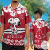 Boston Red Sox Snoopy Hawaiian Shirt