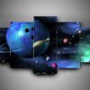 Bowling 2 - Sport 5 Panel Canvas Art Wall Decor