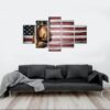 Boxing American Pride - Sport 5 Panel Canvas Art Wall Decor