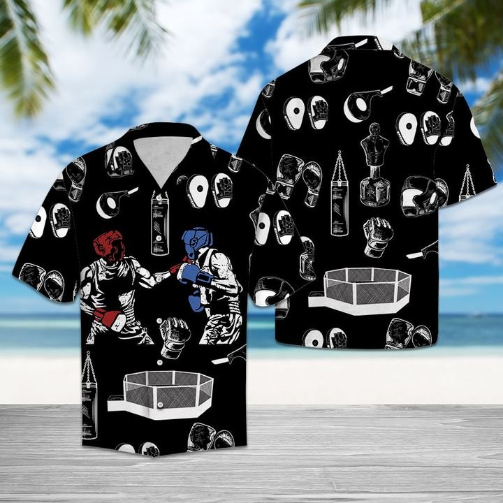 Boxing Champion Hawaiian Shirt Summer Button Up Boxing Champion Hawaiian Shirt Summer Button Up